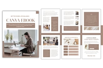 design ebook, workbook, lead magnet and pdfs design