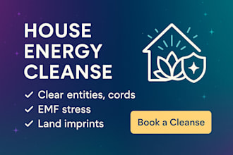 perform a deep house energy cleanse for calm, sleep, and flow