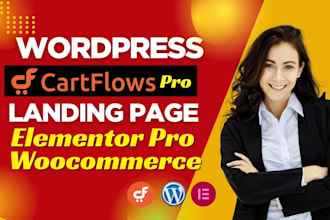 create sales funnel or sales landing page using cartflows