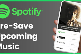 promote spotify pitch, pre save campaign, german spotify, americana, playlist