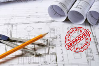 draw architecture floor plan site plan mep city permit drawings