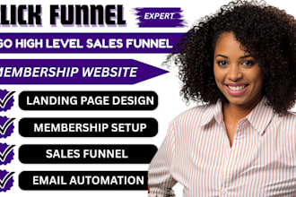 build membership sales funnel on gohighlevel, click funnel and systeme io