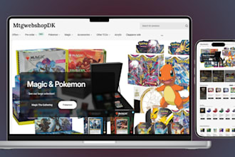 build pokemon shopify store, pokemon website trading card, game card, tcg store