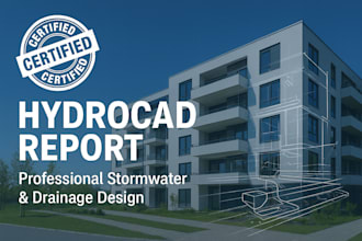 do hydrocad report, stormwater management, drainage design, civil engineering