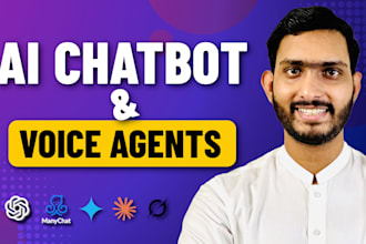 build ai chatbot and ai voice agent with vapi, n8n, retell, manychat