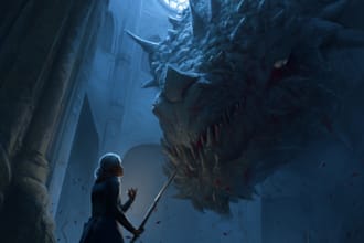 paint fantasy illustration and concept art