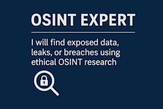 find exposed data, leaks, or breaches using ethical osint research