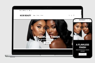 design beauty shopify store skincare website cosmetic store lipstick skincare