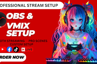 setup your obs studio or vmix for professional streaming and recording