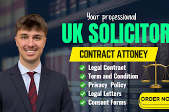 be your UK solicitor in agreement, terms and condition, llc operating, documents