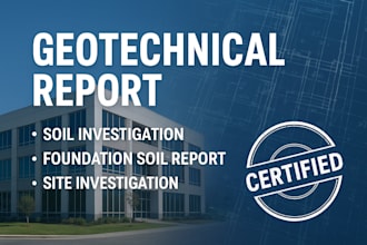 geotechnical report, soil investigation, foundation soil testing, site report