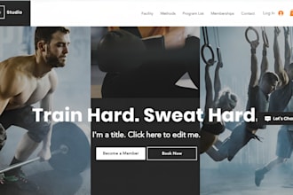 squarespace personal trainer website fitness coaching site yoga instructor site
