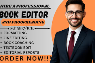 be your book coaching, ebook proofreading, textbook editing, editorial reports
