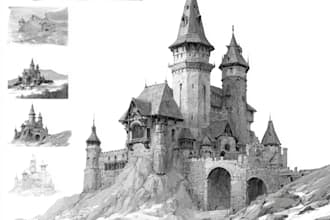 draw fantasy concept art