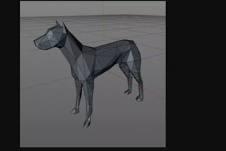 design monochromatic and geometric origami polygonal animal illustration