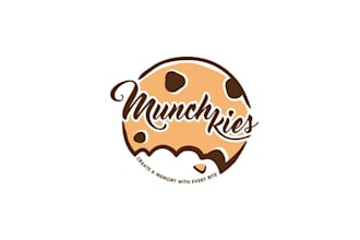 design awesome cookies food truck logo