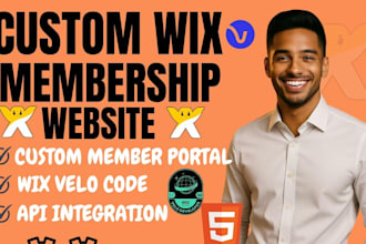 build wix membership site wix velo payment subscription custom member dashboard