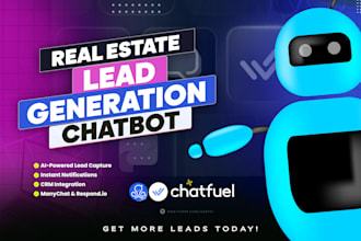 build real estate lead generation chatbot with chatfuel or respond io