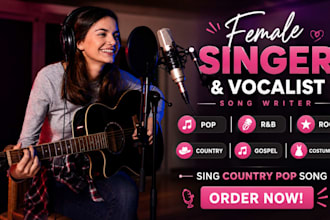 sing country pop song country music female pop singer and female vocalist