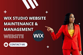 wix studio maintenance wix management wix optimization edit wix maintenance wix