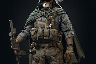 create military tactical character