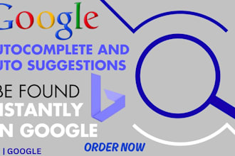 do bing, google autocomplete, autosuggest keywords, SEO for website ranking