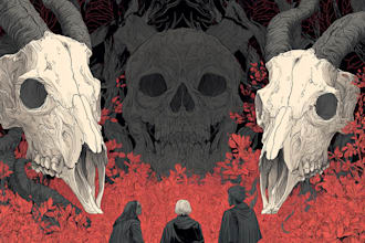 draw detailed illustration dark art