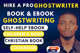 be your nonfiction ebook ghostwriter, self help ebook writer, KDP book writer