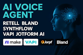 create an ai voice agent vapi retell,synthflow,ai n8n,ai calling agent twilio