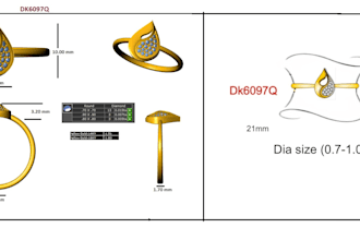 professional rhino 3d jewelry cad design with stl and 3dm