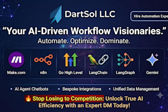 be your n8n ai agent developer n8n workflows and make automation