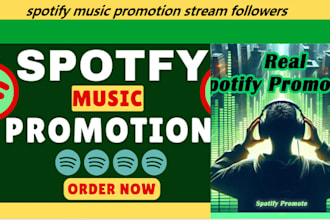 do organic spotify music promotion stream followers growth campaign ads
