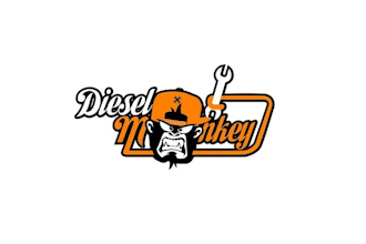 make unique monkeys face logo for auto repair shop