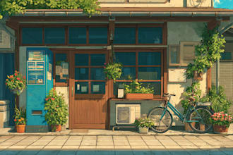 do anime background and environment art