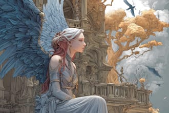 draw fantasy creatures and custom monster illustration