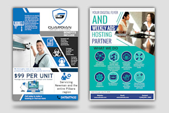 design unique flyer, brochure and poster