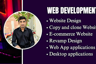 develop professional websites, web apps, and ecommerce solutions
