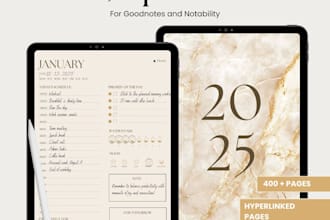 design etsy digital planner, digital products, hyperlinked planner, etsy seo