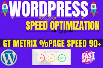 do wordpress speed optimization and speed up wordpress website