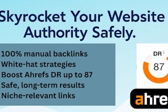 increase domain rating, ahrefs DR 89 backlink strategy