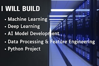 do ai machine learning deep learning models python projects