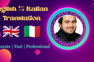 professionally translate english to italian or italian to en