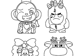 draw an outline line art of your picture