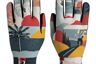 design your gloves for cycling, fitness, golf etc