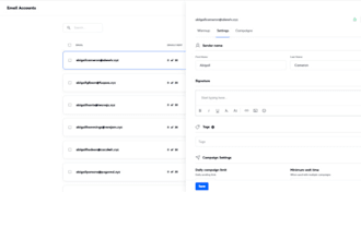 setup and manage instantly ai email campaigns and warm ups