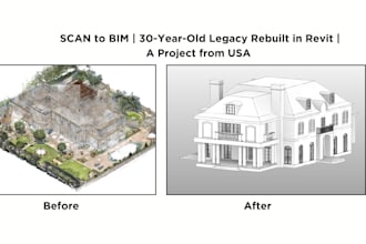 convert point cloud scans to accurate bim model in revit