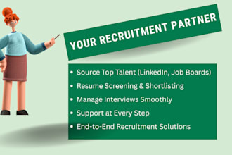 recruit and source top talent to match your hiring needs