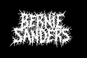 design a sharp and spiky grindcore logo