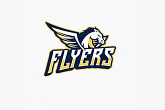 design unique flyers basketball logo