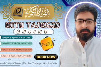 teach quran with tajweed and proper pronunciation online